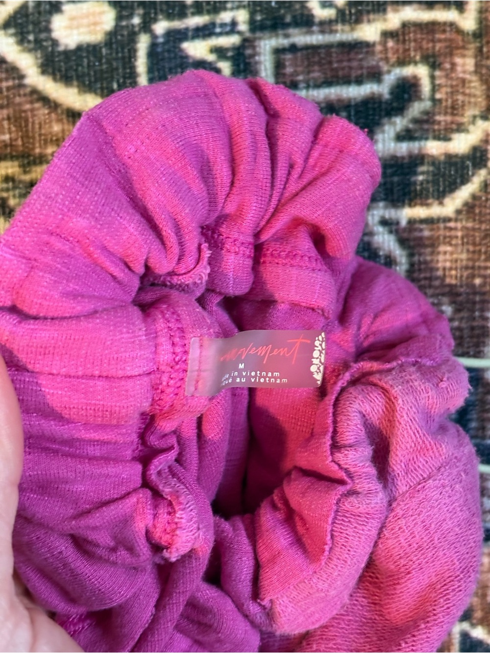 FP Movement by Free People Cropped Drawstring Pants — Hot Pink - Picture 5 of 6